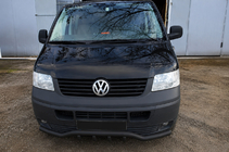 Volkswagen T5 Multivan 2003–2010 Přední ochranný rám vlna-gril ST007-1 Black (nerez) fotografie 2