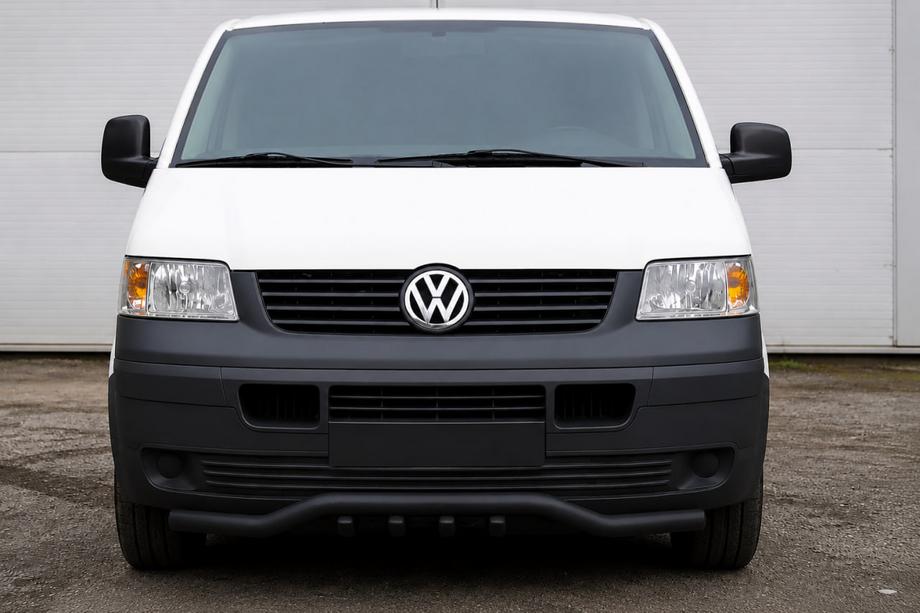 Volkswagen T5 Multivan 2003–2010 Přední ochranný rám vlna-gril ST007-1 Black (nerez) Image