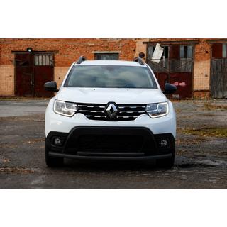 Přední ochranný rám F3-10 Black (nerez) Dacia Duster 2018–2024 fotografie 2
