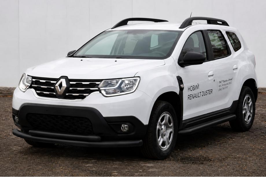 Renault Duster 2018–2024 Přední ochranný rám F3-10 Black (nerez) Image