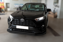 Toyota Rav 4 2019–2025 Přední ochranný rám F3-10 Black (nerez) fotografie 3