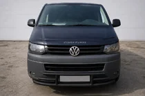 Volkswagen T5 2010–2015 Přední ochranný rám F3-42 Black (nerez) fotografie 1