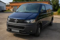 Volkswagen T5 2010–2015 Přední ochranný rám F3-42 Black (nerez) fotografie 2