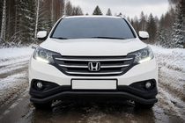 Honda CRV 2012–2016 Přední ochranný rám ST007 Black (nerez) fotografie 1