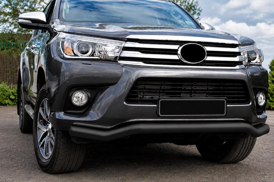 Toyota Hilux 2015– Přední ochranný rám ST007 Black (nerez) Image