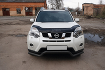 Nissan X-trail T31 2007–2014 Přední ochranný rám ST007 Black (nerez) fotografie 2