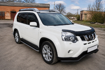 Nissan X-trail T31 2007–2014 Přední ochranný rám ST007 Black (nerez) fotografie 1