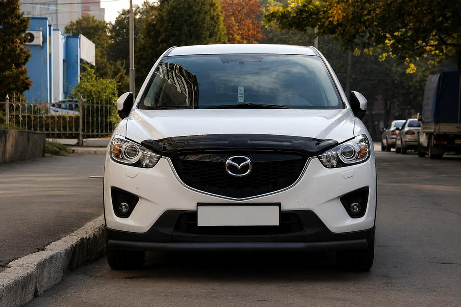 Mazda CX-5 2012–2017 Přední ochranný rám ST008 Black (nerez) Image