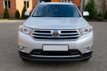 Toyota Highlander 2008–2013 Predni ochranny ram ST008 Black (2010-2013, nerez) fotografie 2