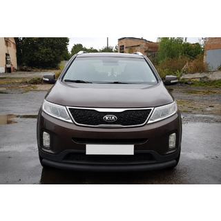 Přední ochranný rám ST008 Black (2013-2015, nerez) Kia Sorento II XM 2009–2014 fotografie 2