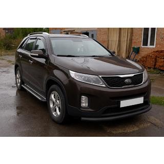 Přední ochranný rám ST008 Black (2013-2015, nerez) Kia Sorento II XM 2009–2014 fotografie 3