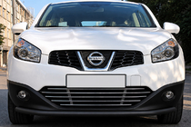 Nissan Qashqai 2014–2021 Přední ochranný rám ST008 Black (2014-2017, nerez) fotografie 1