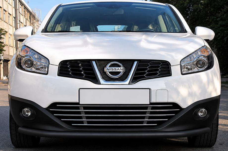 Nissan Qashqai 2014–2021 Přední ochranný rám ST008 Black (2014-2017, nerez) Image