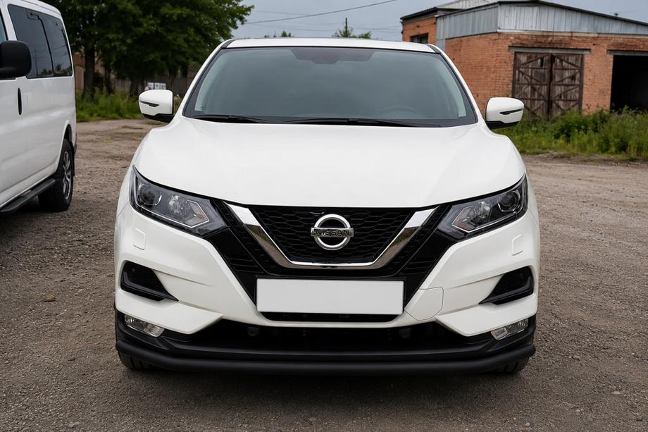 Nissan Qashqai 2014–2021 Přední ochranný rám ST008 Black (2017-2021, nerez) Image