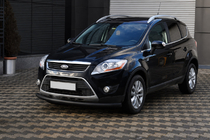 Ford Kuga 2008–2013 Přední ochranný rám ST008 Black (nerez) fotografie 2
