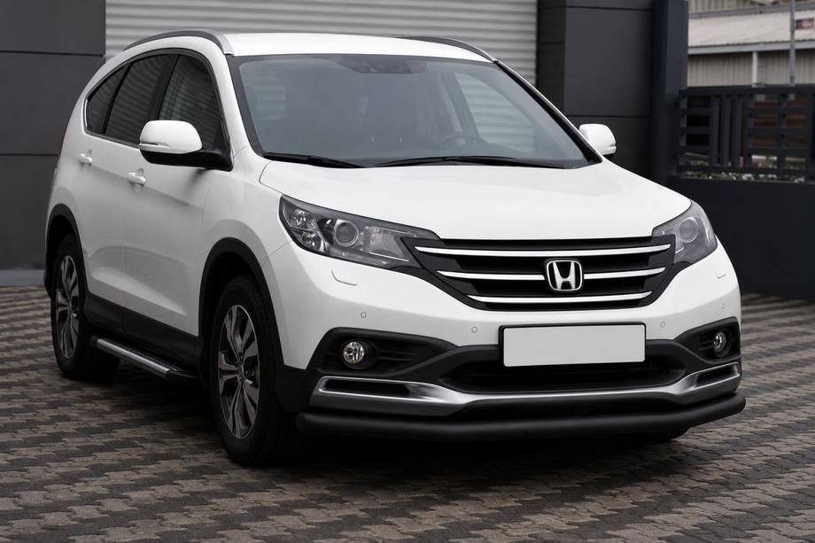 Honda CRV 2012–2016 Přední ochranný rám ST008 Black (nerez) Image
