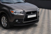 Mitsubishi ASX 2010–2023 Přední ochranný rám ST008 Black (nerez) fotografie 2