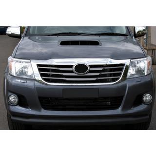 Přední ochranný rám ST008 Black (nerez) Toyota Hilux 2006–2015 fotografie 1