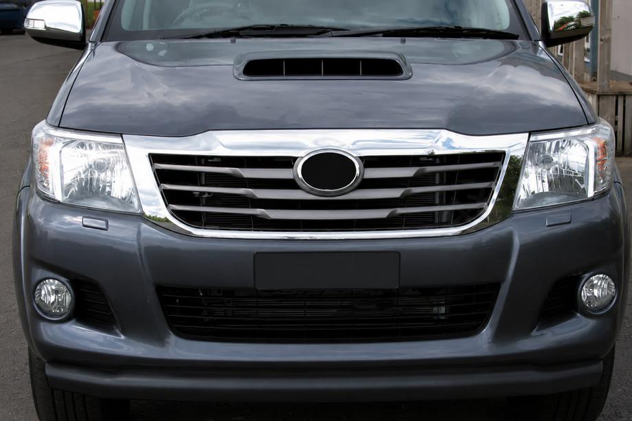 Toyota Hilux 2006–2015 Přední ochranný rám ST008 Black (nerez) Image