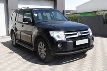 Mitsubishi Pajero Wagon III 1999–2006 Přední ochranný rám ST008 Black (nerez) fotografie 3
