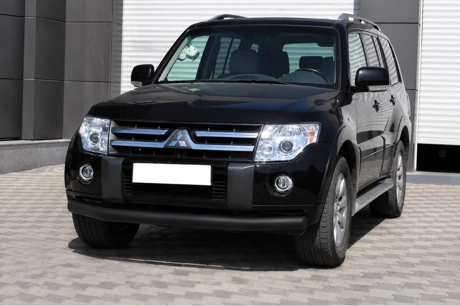 Mitsubishi Pajero Wagon III 1999–2006 Přední ochranný rám ST008 Black (nerez) Image