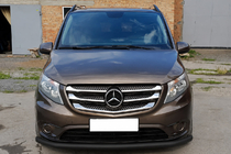 Mercedes Vito/V-class W447 2014– Přední ochranný rám ST008 Black (nerez) fotografie 1