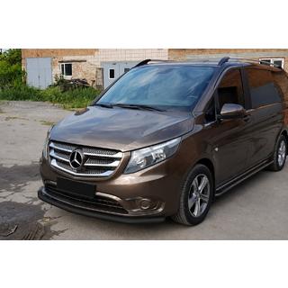Přední ochranný rám ST008 Black (nerez) Mercedes Vito/V-class W447 2014– fotografie 2