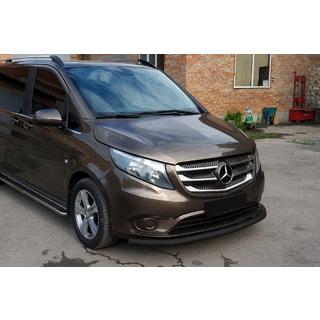 Přední ochranný rám ST008 Black (nerez) Mercedes Vito/V-class W447 2014– fotografie 3