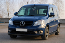Mercedes Citan 2013–2021 Přední ochranný rám ST008 Black (nerez) fotografie 2
