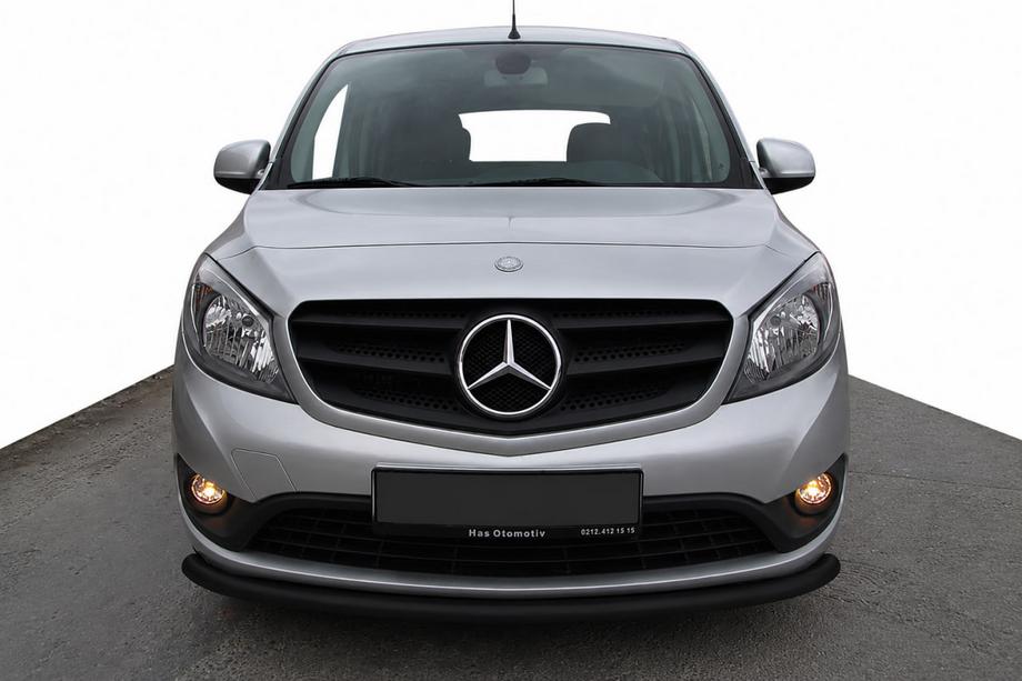 Mercedes Citan 2013–2021 Přední ochranný rám ST008 Black (nerez) Image