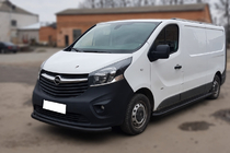 Fiat Talento 2016– Přední ochranný rám ST008 Black (nerez) fotografie 2