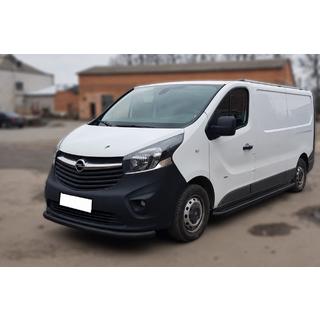 Přední ochranný rám ST008 Black (nerez) Fiat Talento 2016– fotografie 2