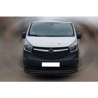Přední ochranný rám ST008 Black (nerez) Renault Trafic 2015– fotografie 1