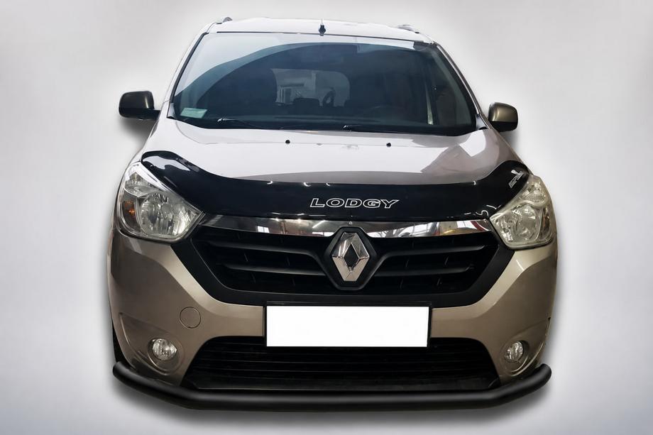 Renault Lodgy 2013–2022 Přední ochranný rám ST008 Black (nerez) Image