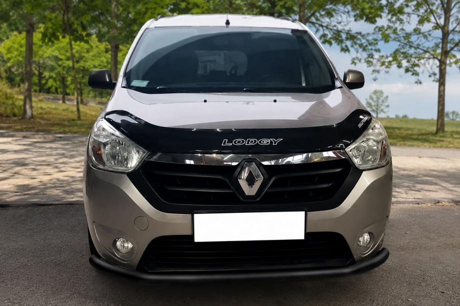 Dacia Lodgy 2012–2022 Přední ochranný rám ST008 Black (nerez) Image