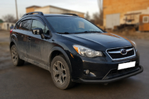 Subaru XV 2011–2017 Přední ochranný rám ST008 Black (nerez) fotografie 2