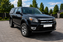 Ford Ranger 2007–2011 Přední ochranný rám ST008 Black (nerez) fotografie 3