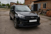 Chery Tiggo 3 2005– Přední ochranný rám ST008 Black (nerez) fotografie 4