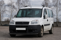 Fiat Doblo I 2001–2005 Přední ochranný rám ST008 Black (nerez) fotografie 1