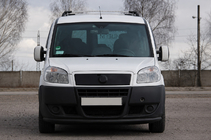 Fiat Doblo I 2001–2005 Přední ochranný rám ST008 Black (nerez) fotografie 2
