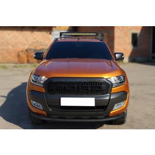 Přední ochranný rám ST008 Black (nerez) Ford Ranger 2011–2022 fotografie 1