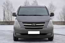Hyundai H300, H1, Starex 2008–2020 Přední ochranný rám ST008 Black (nerez) fotografie 1