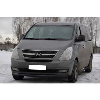 Přední ochranný rám ST008 Black (nerez) Hyundai H300, H1, Starex 2008–2020 fotografie 3