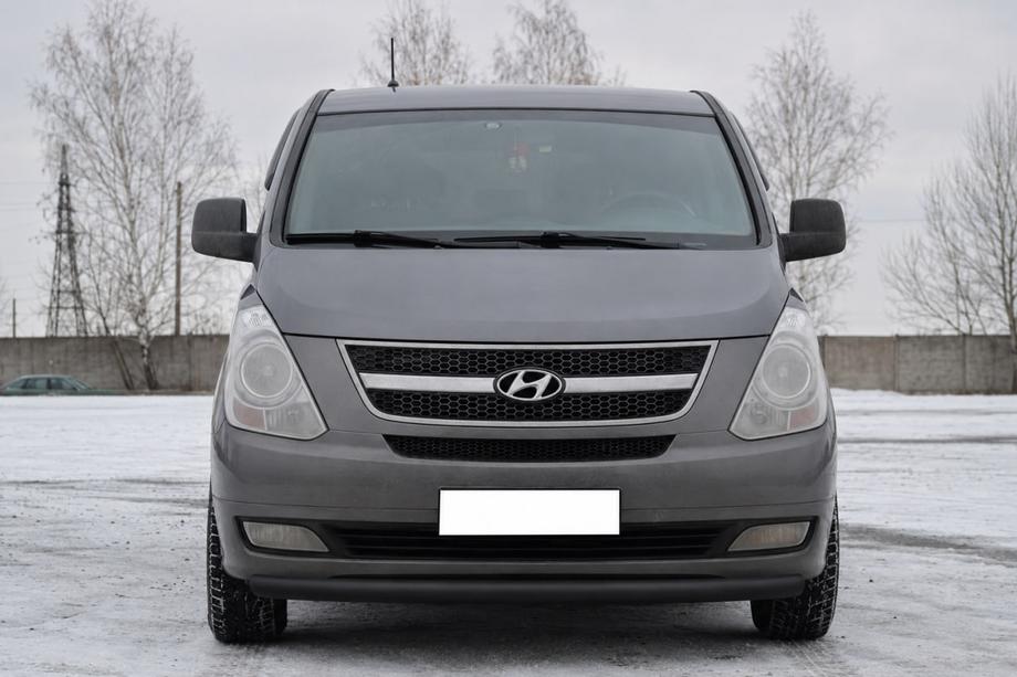 Hyundai H300, H1, Starex 2008–2020 Přední ochranný rám ST008 Black (nerez) Image