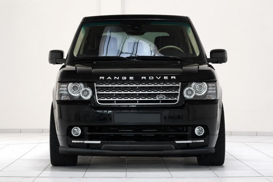 Range Rover III L322 2002–2012 Přední ochranný rám ST008 Black (nerez) Image