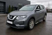 Nissan X-trail T32/Rogue 2014–2021 Přední ochranný rám ST008 Black (nerez) fotografie 1