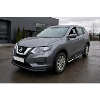 Přední ochranný rám ST008 Black (nerez) Nissan X-trail T32/Rogue 2014–2021 fotografie 1