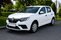 Renault Sandero 2013–2022 Přední ochranný rám ST008 Black (nerez) fotografie 1