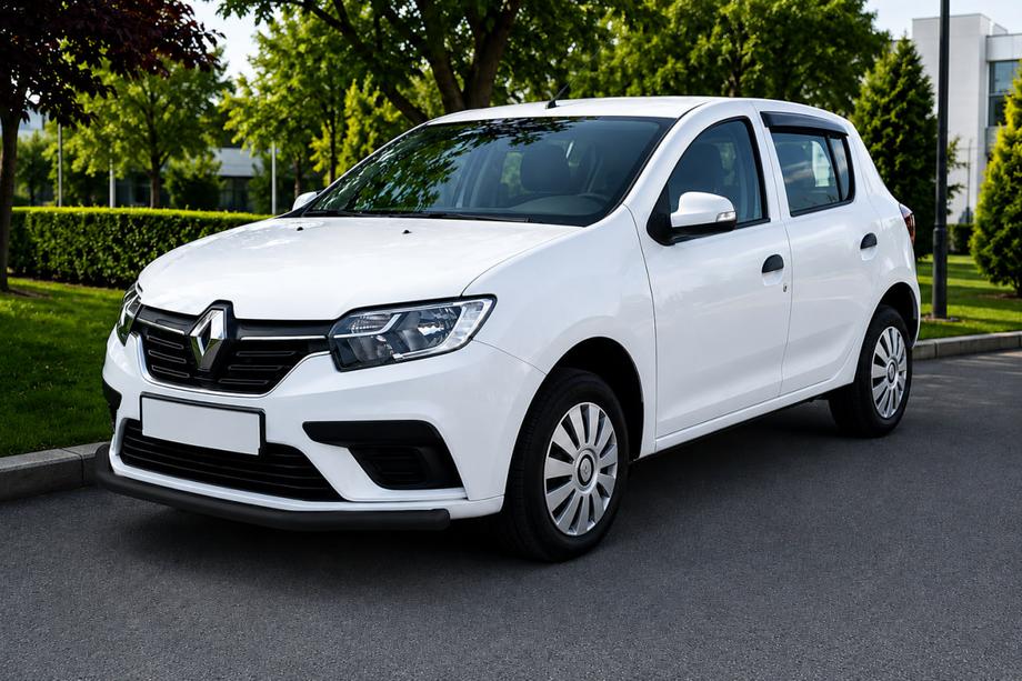 Renault Sandero 2013–2022 Přední ochranný rám ST008 Black (nerez) Image