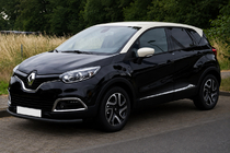 Renault Captur 2013–2019 Přední ochranný rám ST008 Black (nerez) fotografie 1